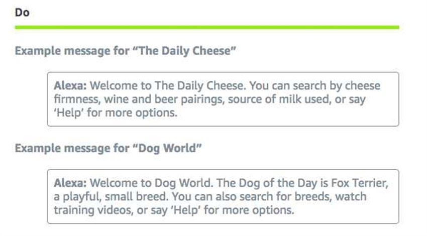 亚马逊语音交互设计规范（三）Alexa的回应
